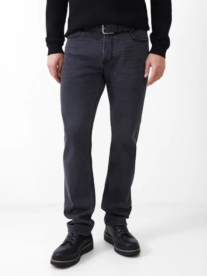 Man Trousers French Connection Denim Jeans Dark Grey Reg Man Trousers French Connection Denim Jeans Dark Grey Reg