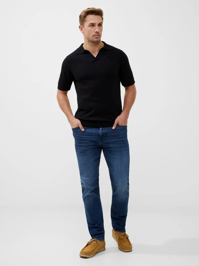 Man Trousers French Connection Denim Jeans Indigo Reg
