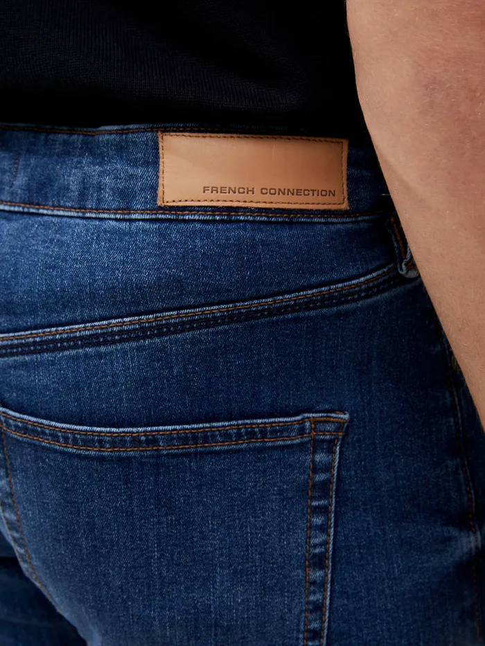Man Trousers French Connection Denim Jeans Indigo Reg Man Trousers French Connection Denim Jeans Indigo Reg