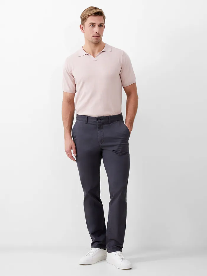 Man Trousers French Connection Stretch Chino Trousers Charcoal