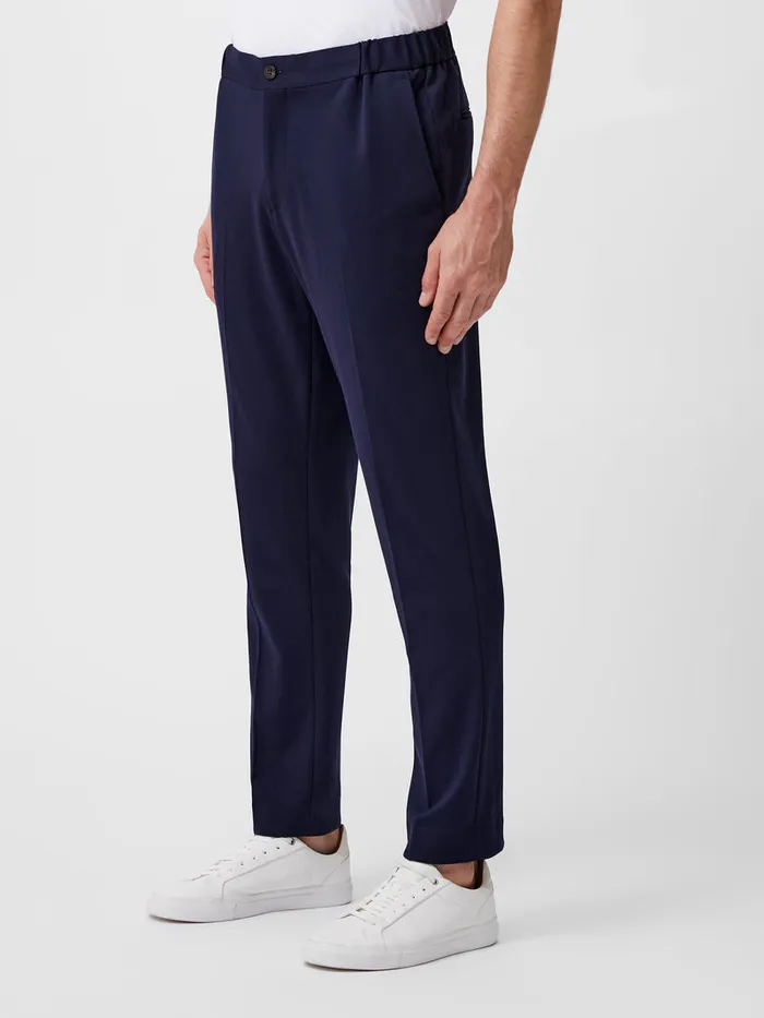 Man Trousers French Connection Stretch Knit Suit Trousers Marine Man Trousers French Connection Stretch Knit Suit Trousers Marine