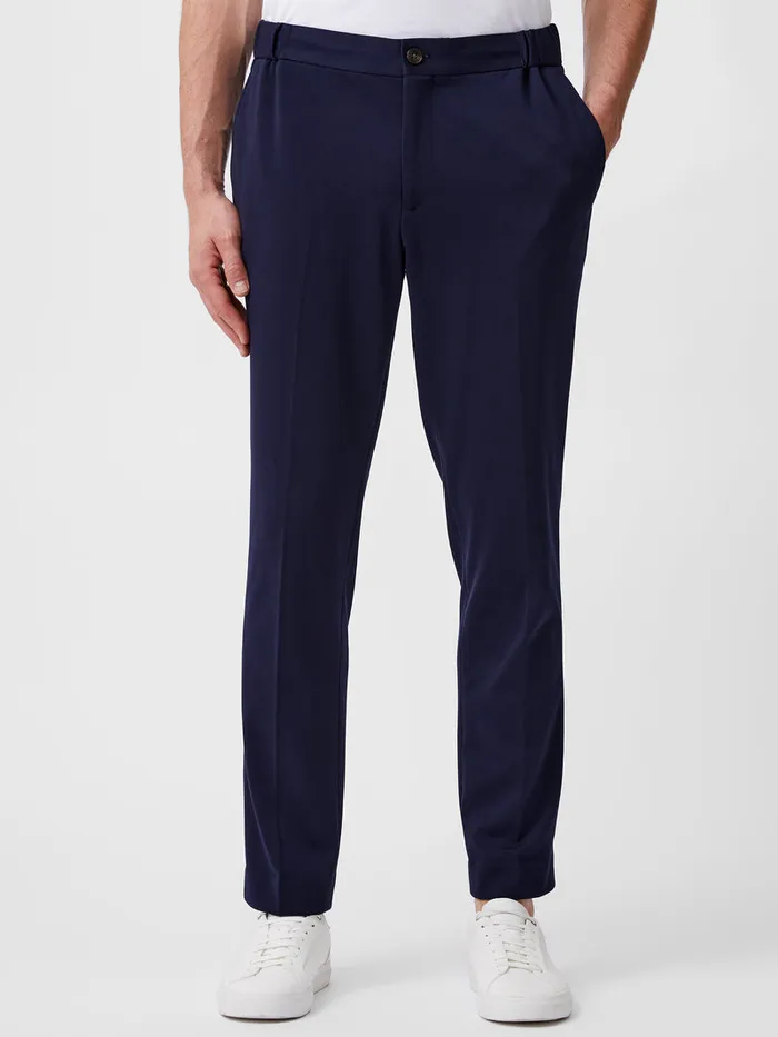 Man Trousers French Connection Stretch Knit Suit Trousers Marine Man Trousers French Connection Stretch Knit Suit Trousers Marine