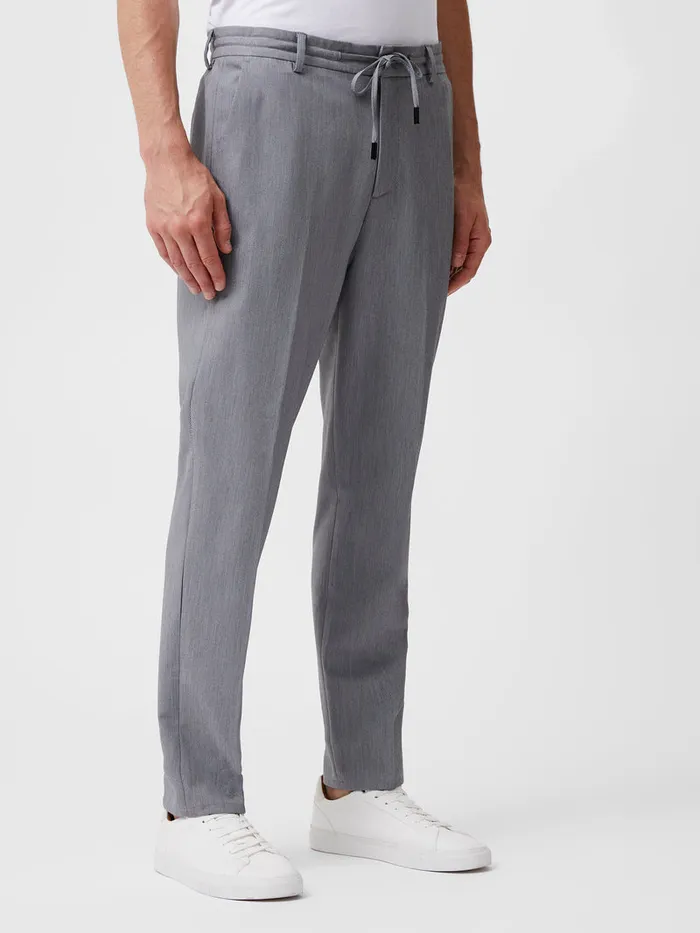 Man Trousers French Connection Stretch Knitted Trousers Light Grey Man Trousers French Connection Stretch Knitted Trousers Light Grey