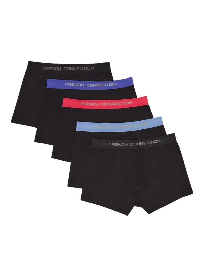 Man Underwear and Socks French Connection 5 Pack French Connection Boxers