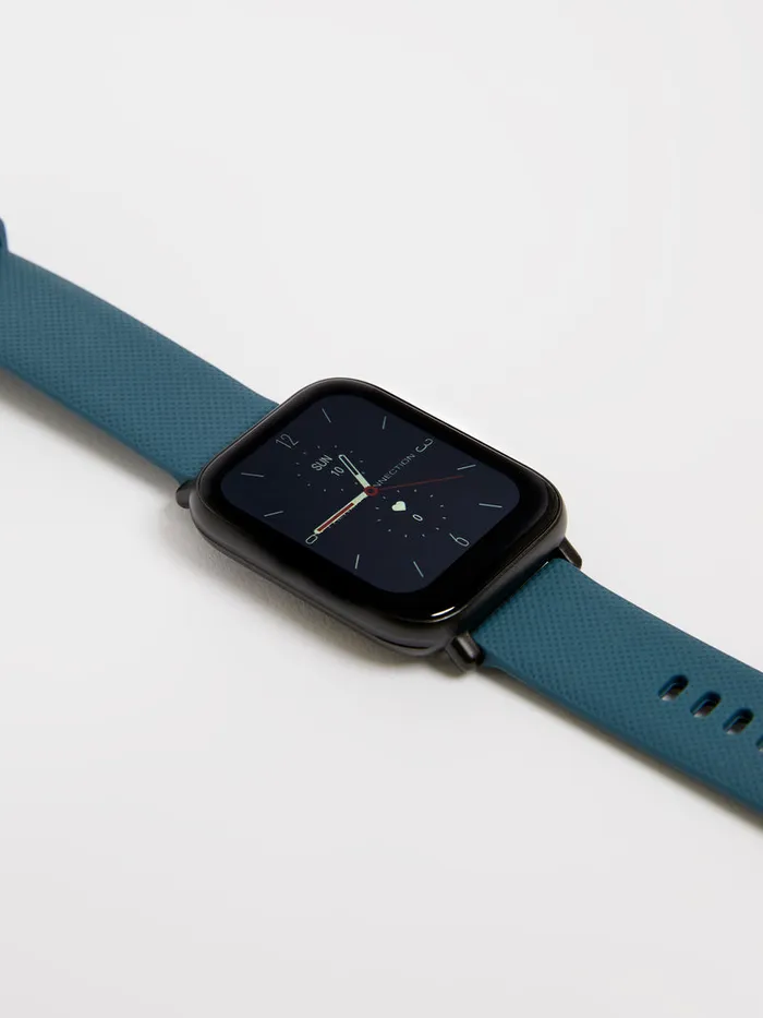 Man Watches French Connection Blue Silicone Strap Watch With Digital Dial Blue Man Watches French Connection Blue Silicone Strap Watch With Digital Dial Blue