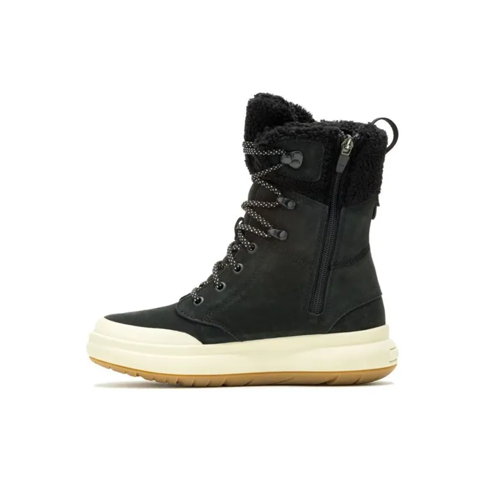 Marquette Thermo Tall Zip Waterproof Black Women Merrell Boots
