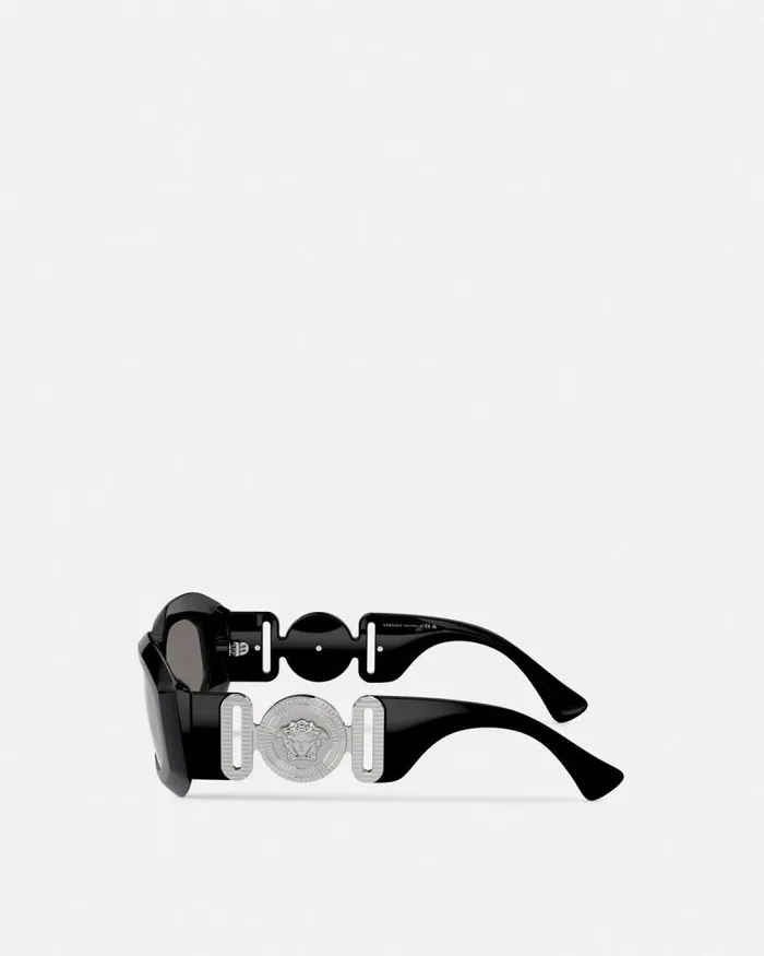 Maxi Medusa Biggie Sunglasses Black WomenMen Versace Sunglasses