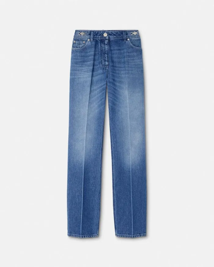 Medusa 03995 Boyfriend Jeans Blue Women Versace Suits