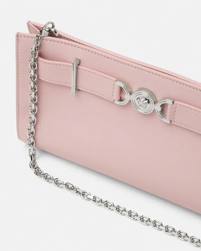 Medusa 03995 Clutch Light Pink Women Versace Mini Bags and Clutches