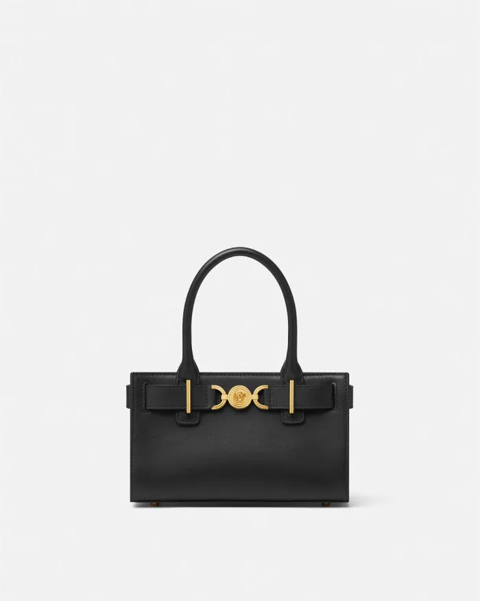 Medusa 03995 Small Tote Bag Blackgold Women Versace Medusa 03995