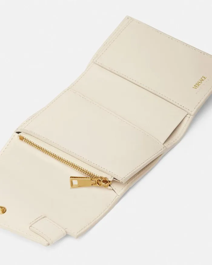 Medusa 03995 Trifold Wallet Beige Women Versace Wallets
