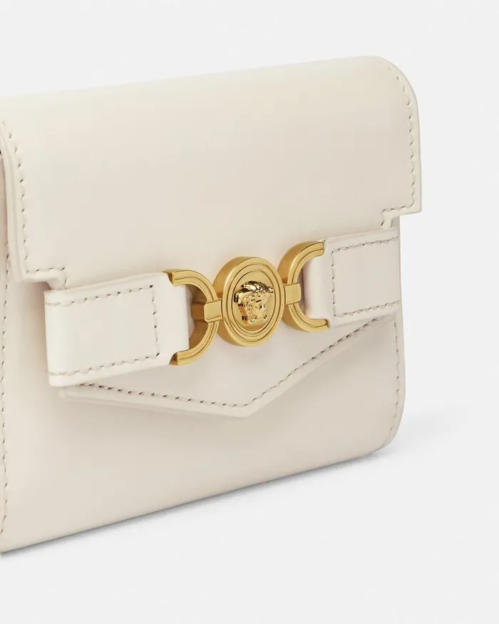 Medusa 03995 Trifold Wallet Beige Women Versace Wallets