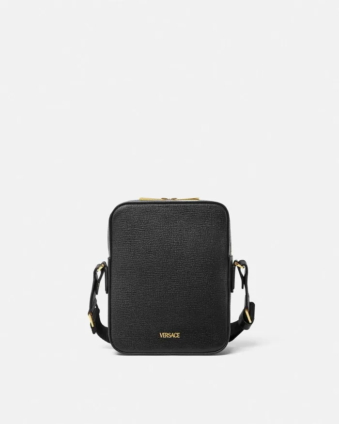 Medusa Biggie Crossbody Bag Blackgold Men Versace Crossbody and Messengers