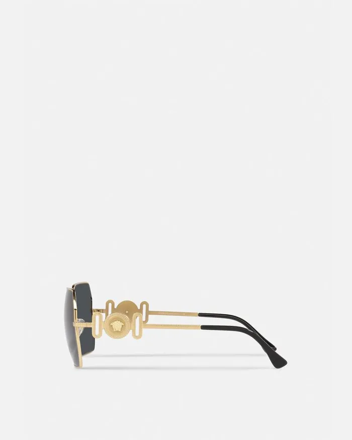 Medusa Biggie Sunglasses Blackgold Women Versace Sunglasses