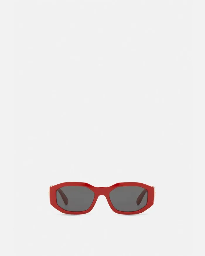 Medusa Biggie Sunglasses Red WomenMen Versace Sunglasses