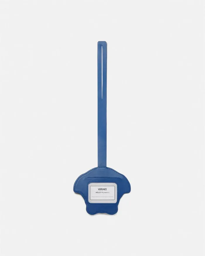 Medusa Kids Luggage Tag Blue Children Versace Accessories