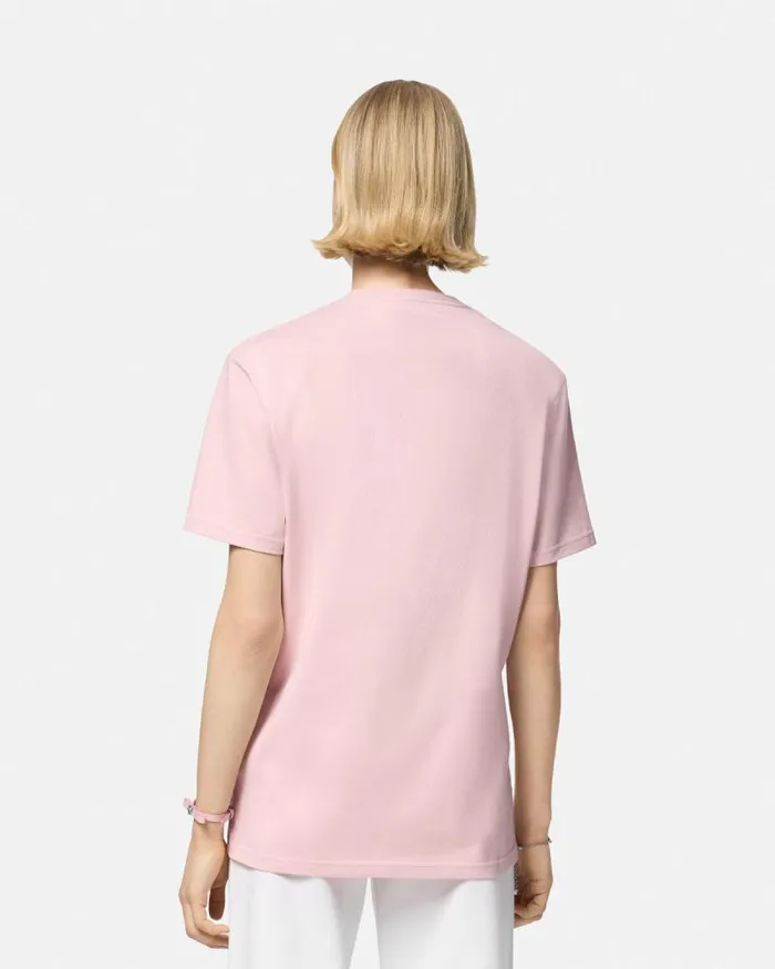 Medusa Oversized TShirt Light Pink Women Versace TShirts and Sweatshirts