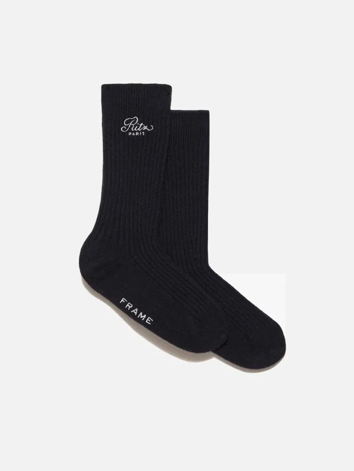 Men Accessories and Shoes FRAME Ritz Socks 8212 Navy Multi