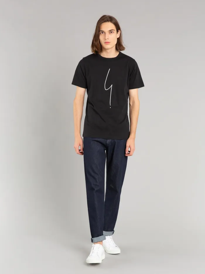 Men Agns B Artist039s Collection Black Short Sleeves Coulos 034irony034 Tshirt