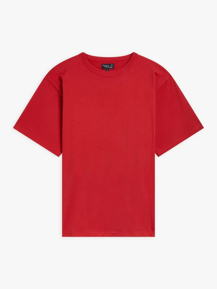 Men Agns B Artist039s Collection Red Cotton Jersey Mark Tshirt Artist Mel Bernstine Men Agns B Artist039s Collection Red Cotton Jersey Mark Tshirt Artist Mel Bernstine