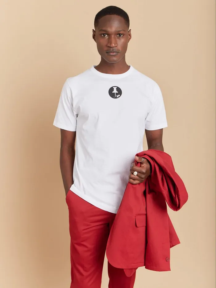 Men Agns B Artist039s Collection White Cotton Brando Tshirt Artist Ryan Mcginness