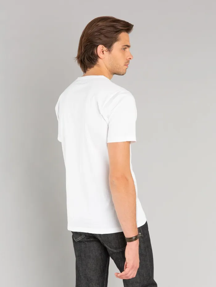 Men Agns B Artist039s Collection White Short Sleeves Coulos 034irony Mark034 Tshirt