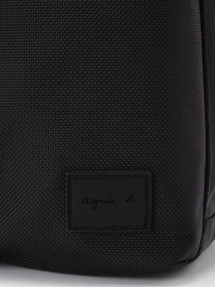 Men Agns B Backpacks Black Cotton Backpack