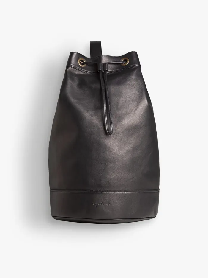 Men Agns B Bags Black Large Baluchon Bag In Lambskin Leather