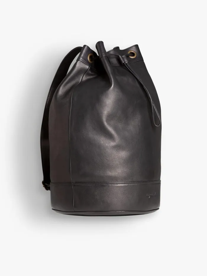 Men Agns B Bags Black Large Baluchon Bag In Lambskin Leather