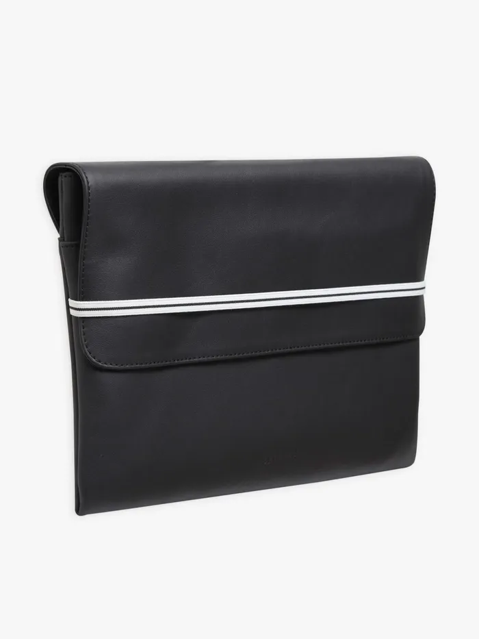 Men Agns B Bags Black Leather Gary Laptop Case