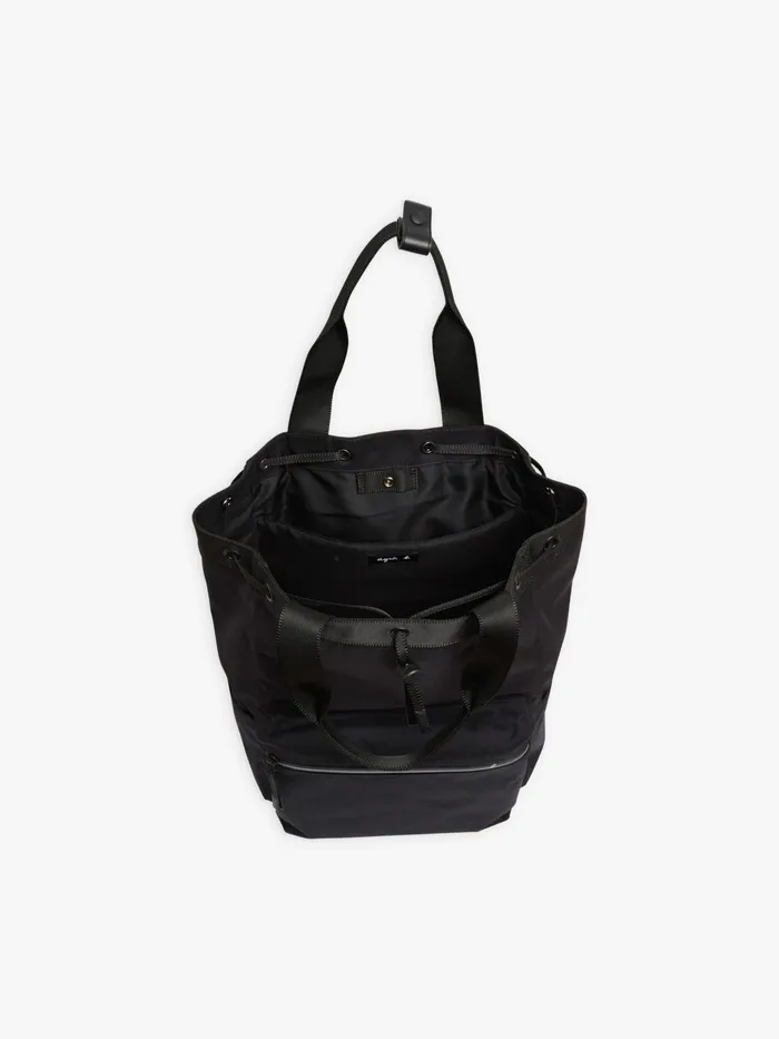 Men Agns B Bags Black Nylon Backpack