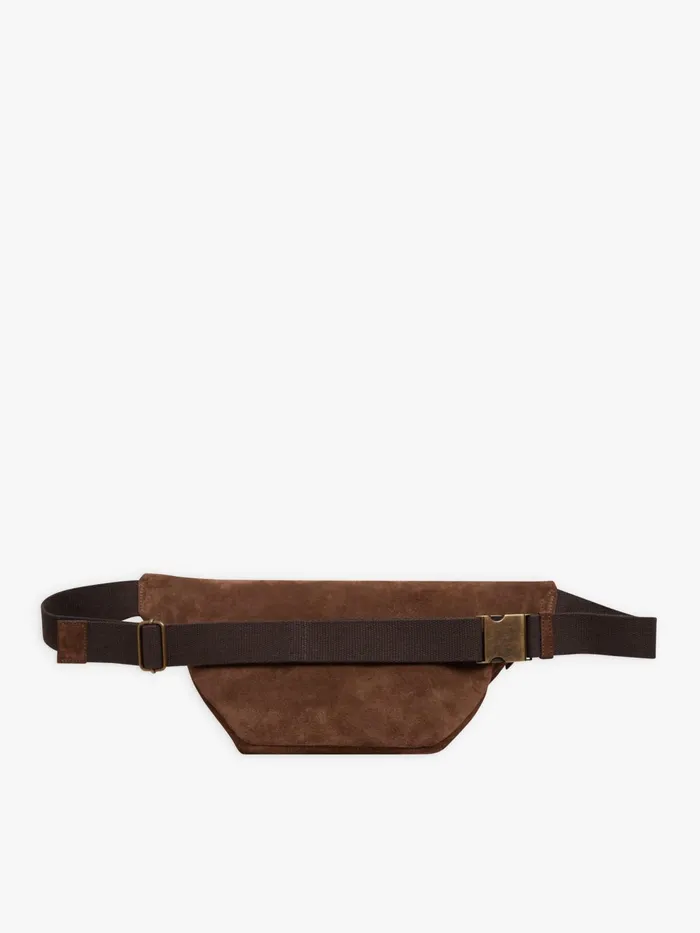 Men Agns B Bags Brown Leather Alpha Bum Bag