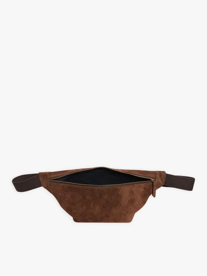 Men Agns B Bags Brown Leather Alpha Bum Bag