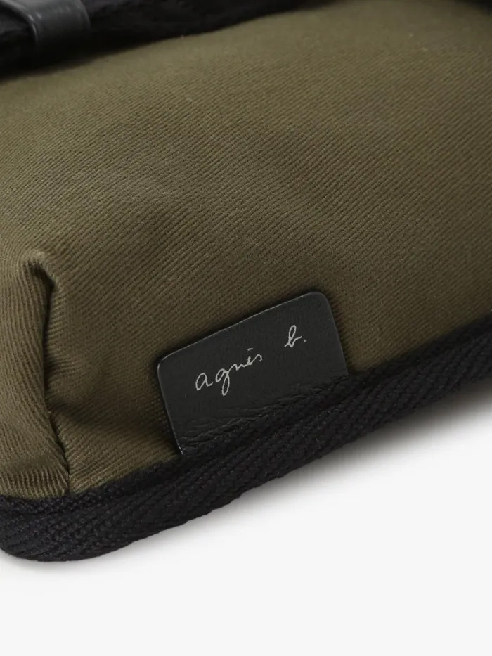 Men Agns B Bags Green Cotton Shoulder Bag