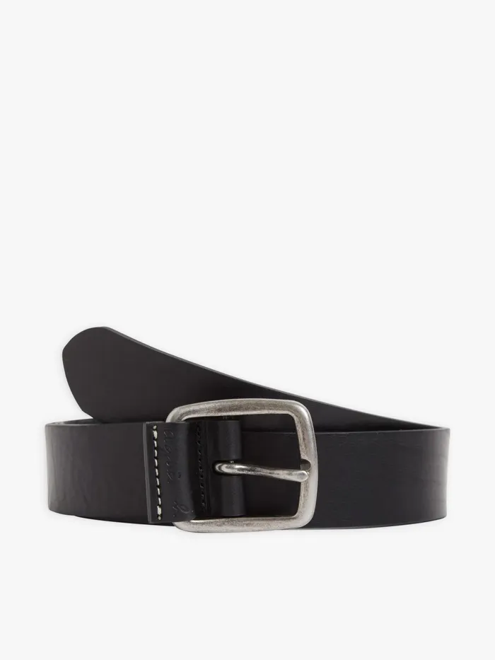 Men Agns B Belts Black Leather Pablo Belt