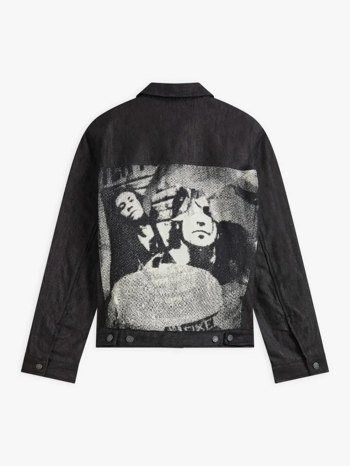 Men Agns B Jackets and Coats Black Cotton Jacket