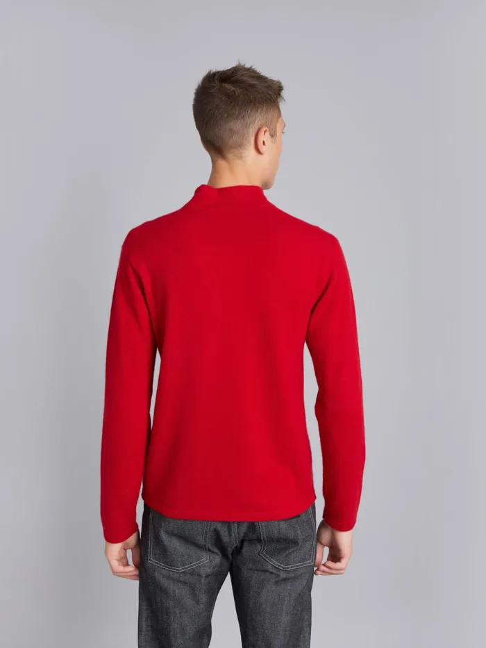 Men Agns B Jumpers Red Cashmere Paper Jumper