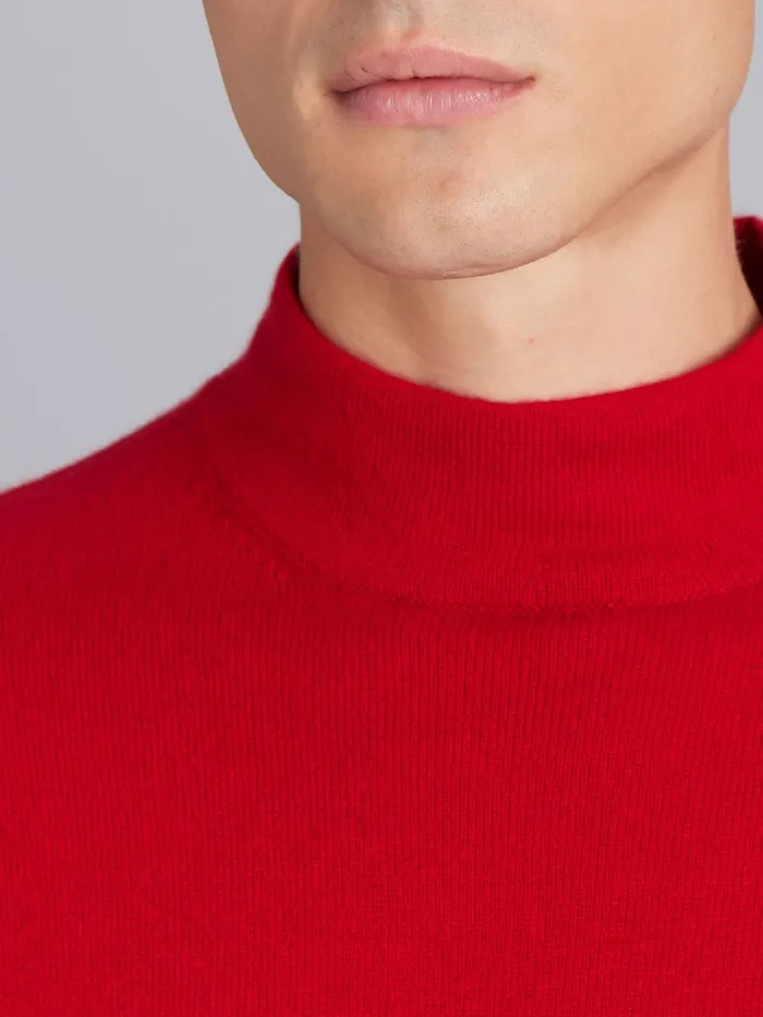 Men Agns B Jumpers Red Cashmere Paper Jumper