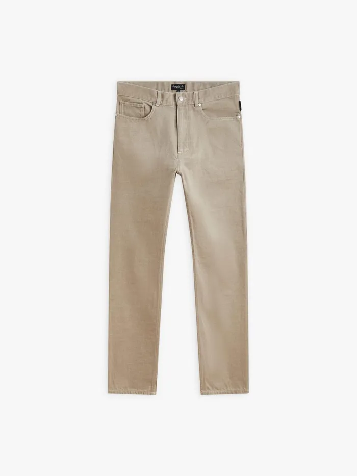 Men Agns B Jumpsuits and Jeans Beige Cotton Regular US Jeans 2