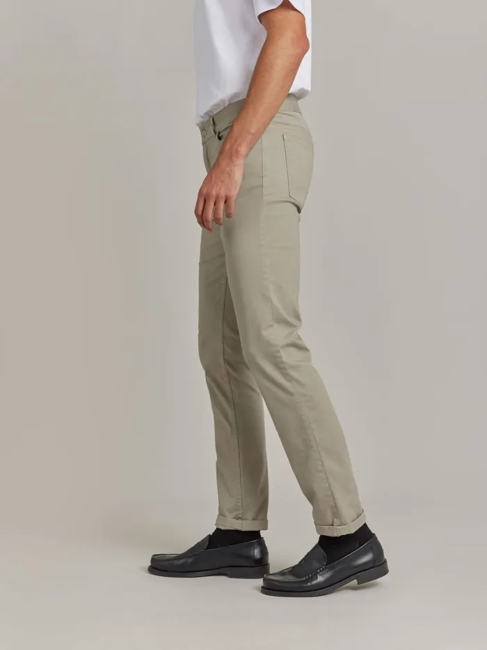 Men Agns B Jumpsuits and Jeans Beige Cotton Slim Iggy Jeans