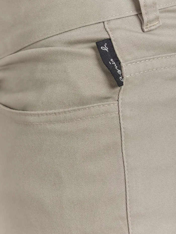 Men Agns B Jumpsuits and Jeans Beige Cotton Slim Iggy Jeans