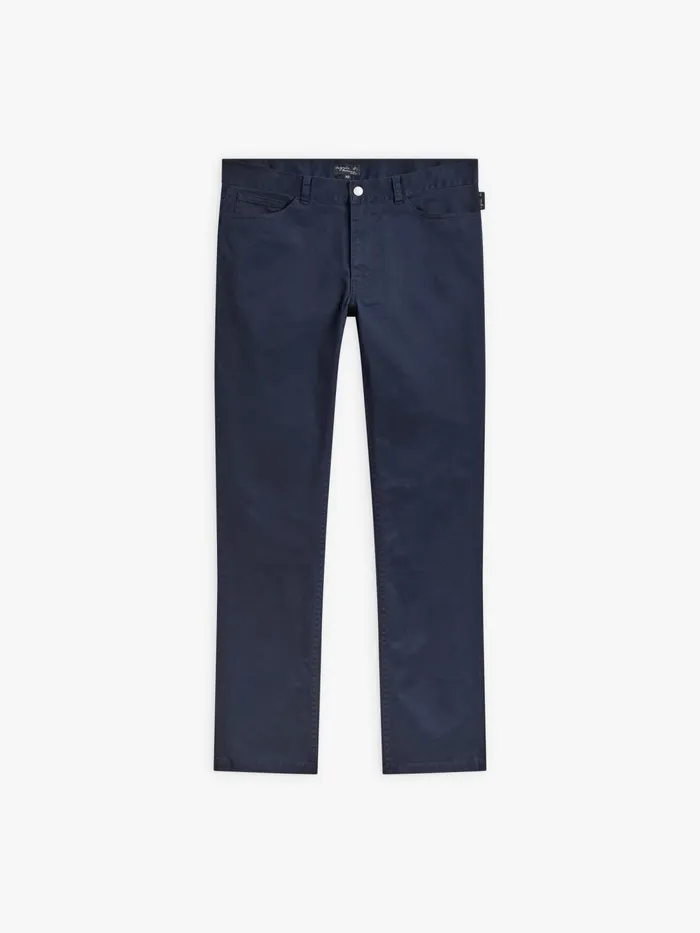 Men Agns B Jumpsuits and Jeans Blue Cotton Slim Iggy Jeans
