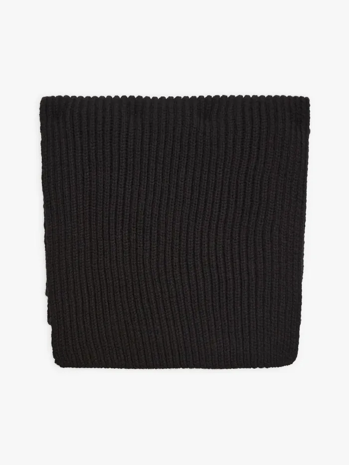 Men Agns B Scarves Black Wool Seattle Scarf