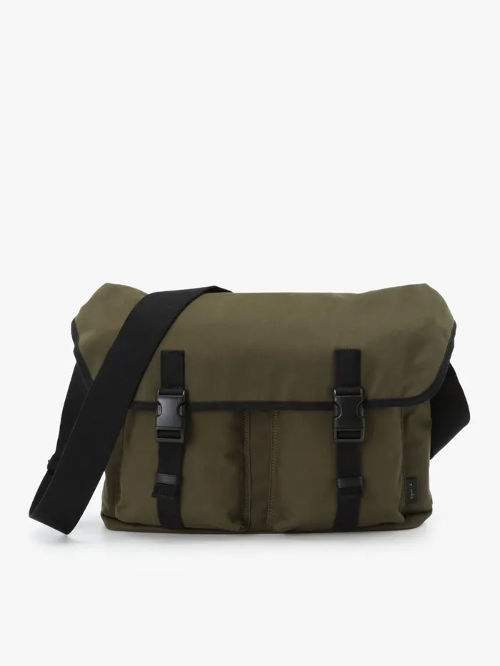 Men Agns B Shoulder Bags Green Cotton Bag