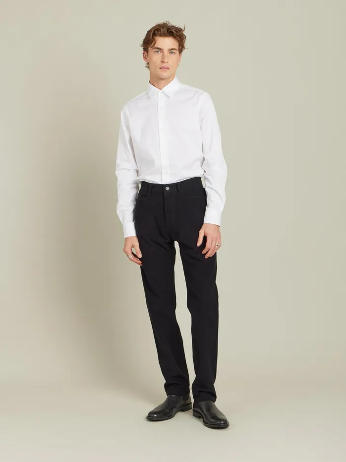 Men Agns B Suits Black Cotton Jeans