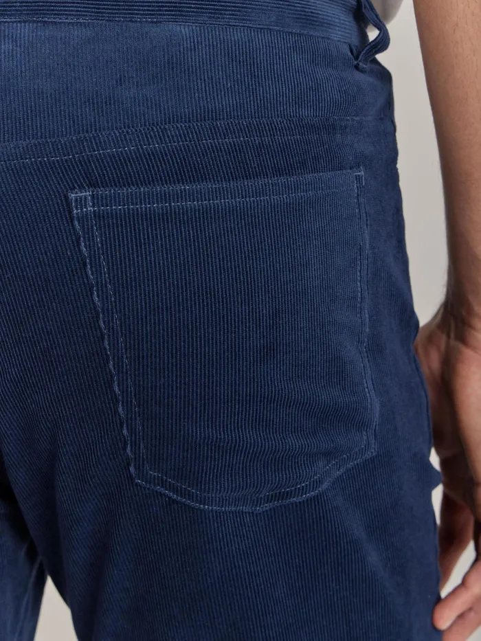 Men Agns B Suits Blue Cotton Velours Chris Jeans
