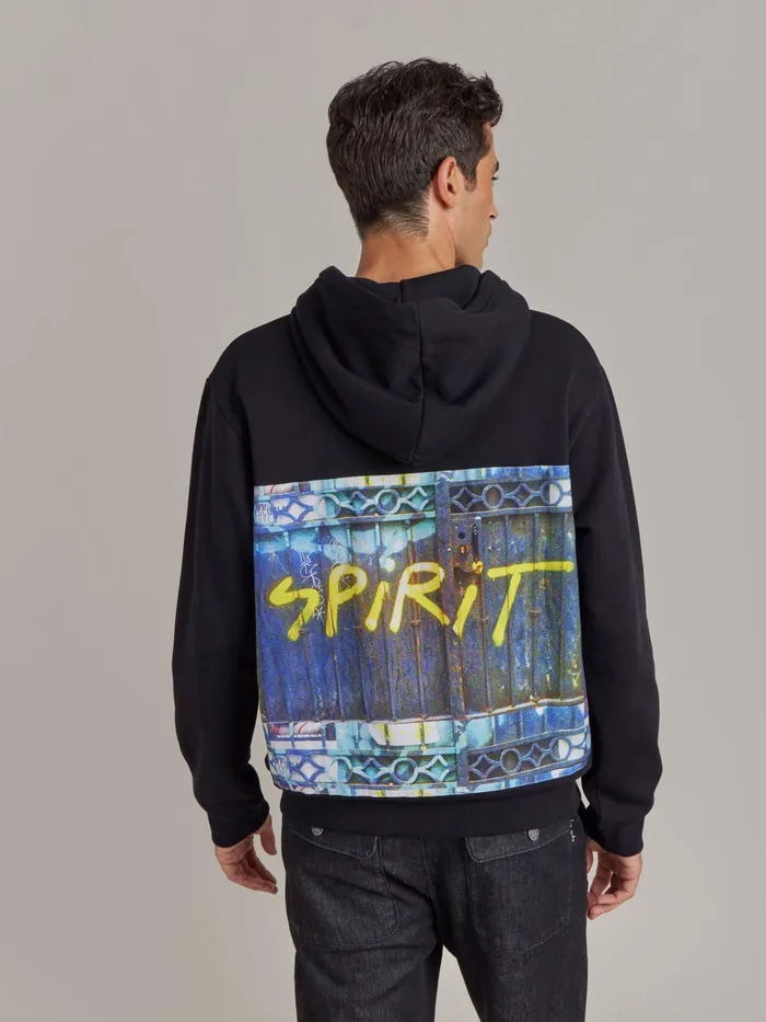 Men Agns B Tshirts and Polo Shirts Cotton 034Spirit034 Print Wood Sweatshirt