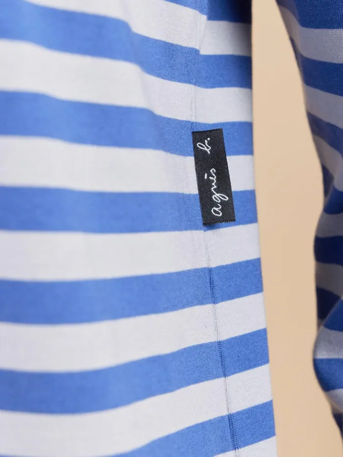 Men Agns B Tshirts and Polo Shirts Cotton Jersey 1221512 Striped Coulos Tshirt