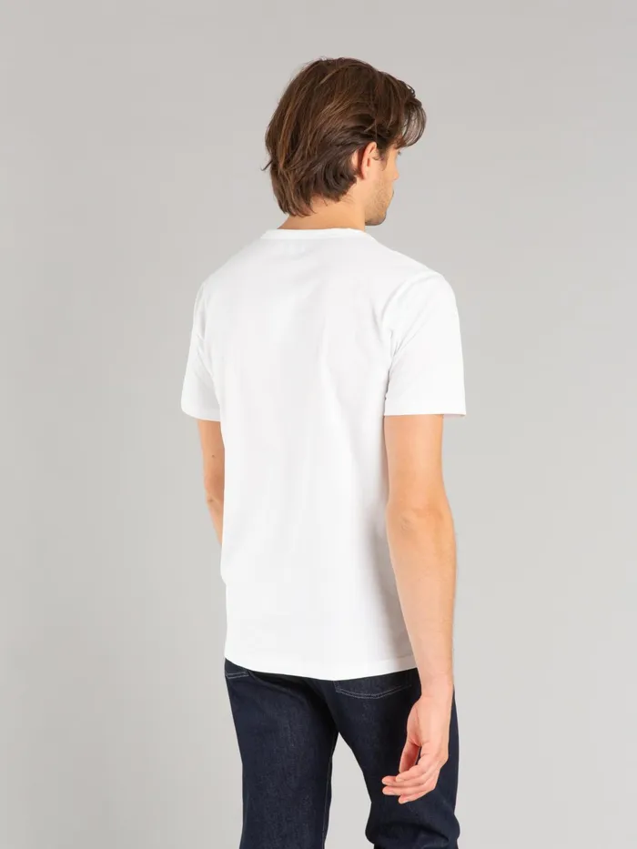 Men Agns B Tshirts and Polo Shirts White Short Sleeves Coulos Star Tshirt