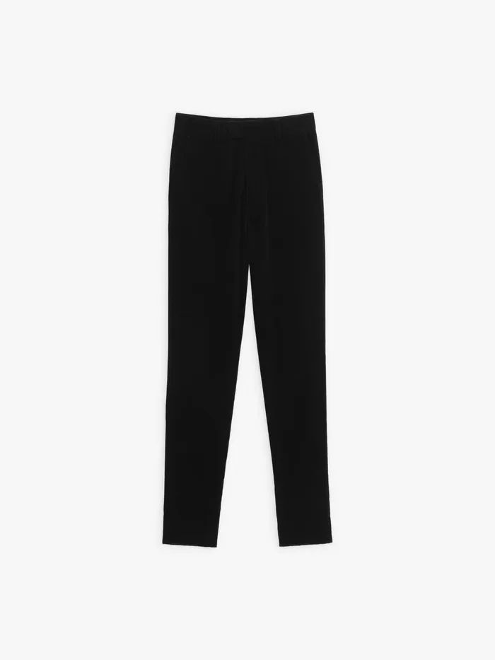 Men Agns B Trousers Jamey Trousers In Black Cotton Corduroy